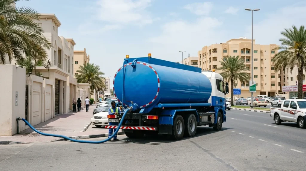 Fast Pool Filling Service Dubai Same Day | Water Tanker UAE