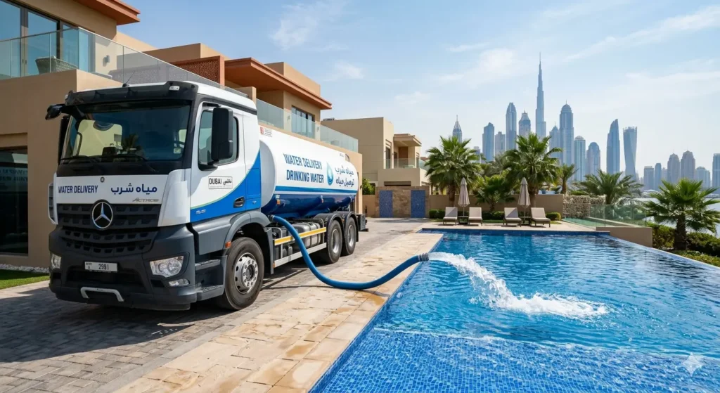 Swimming Pool Water Delivery in Dubai – Fast, Safe & Reliable Pool Filling Services Across UAE