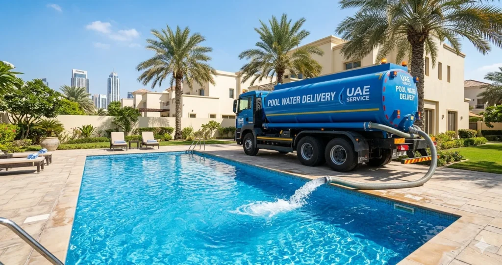 Swimming Pool Water Tanker Booking Process in Dubai | Fast Pool Filling UAE